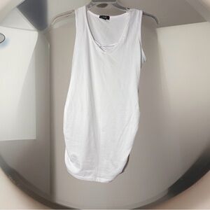 Love White Scoop Neck Tank Top NWOT